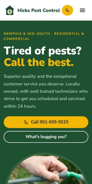 Hicks Pest Control mobile